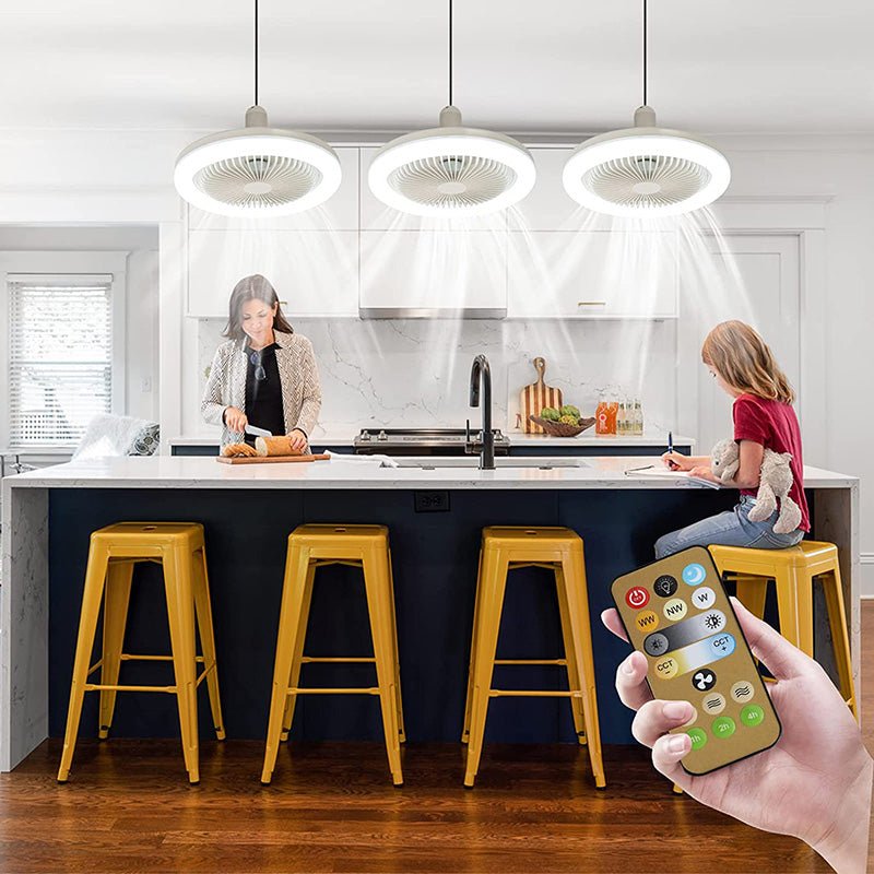 Lumivento Deckenventilator mit LED-Beleuchtung und Fernbedienung