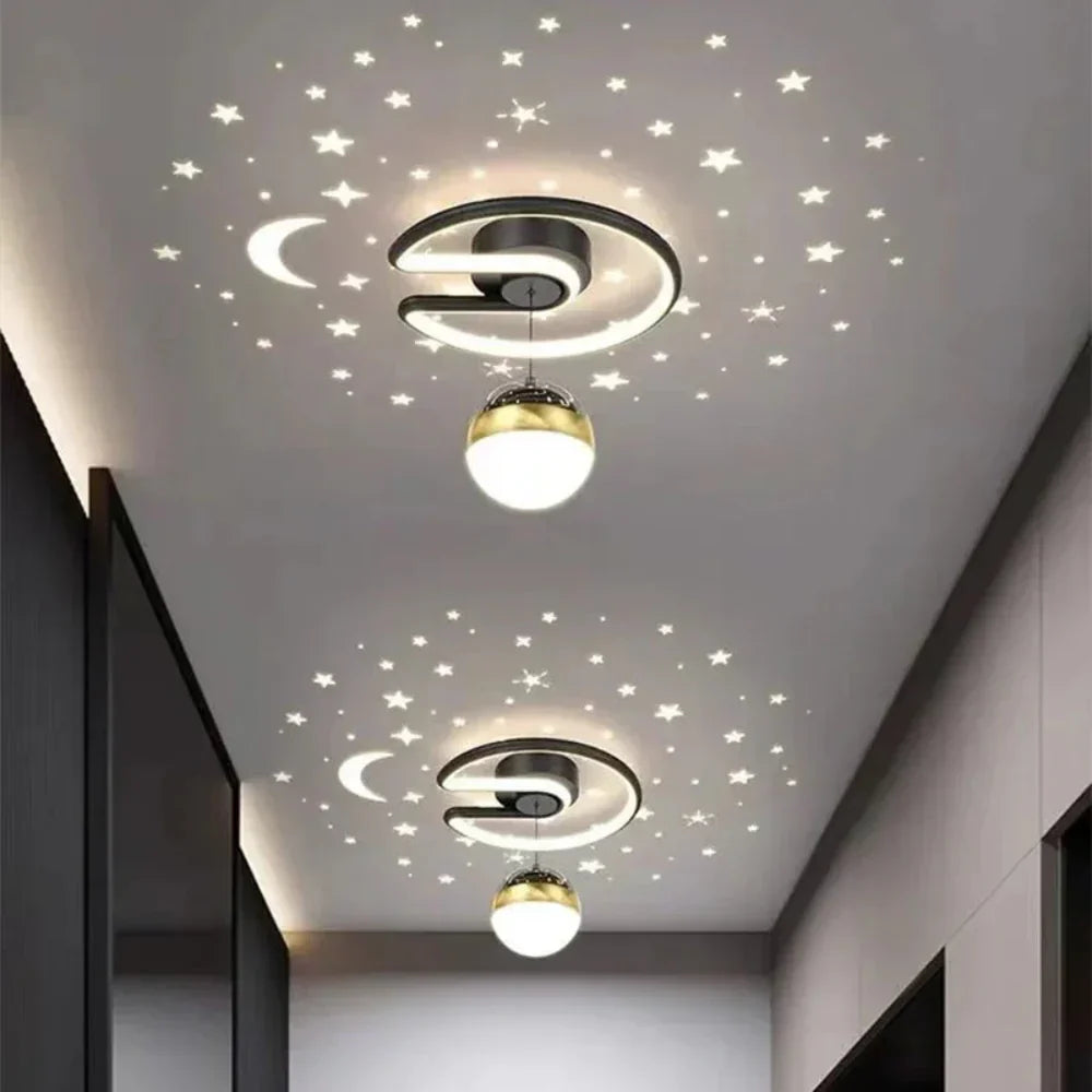 SternAura LED Deckenlampe mit Sternenhimmel-Effekt