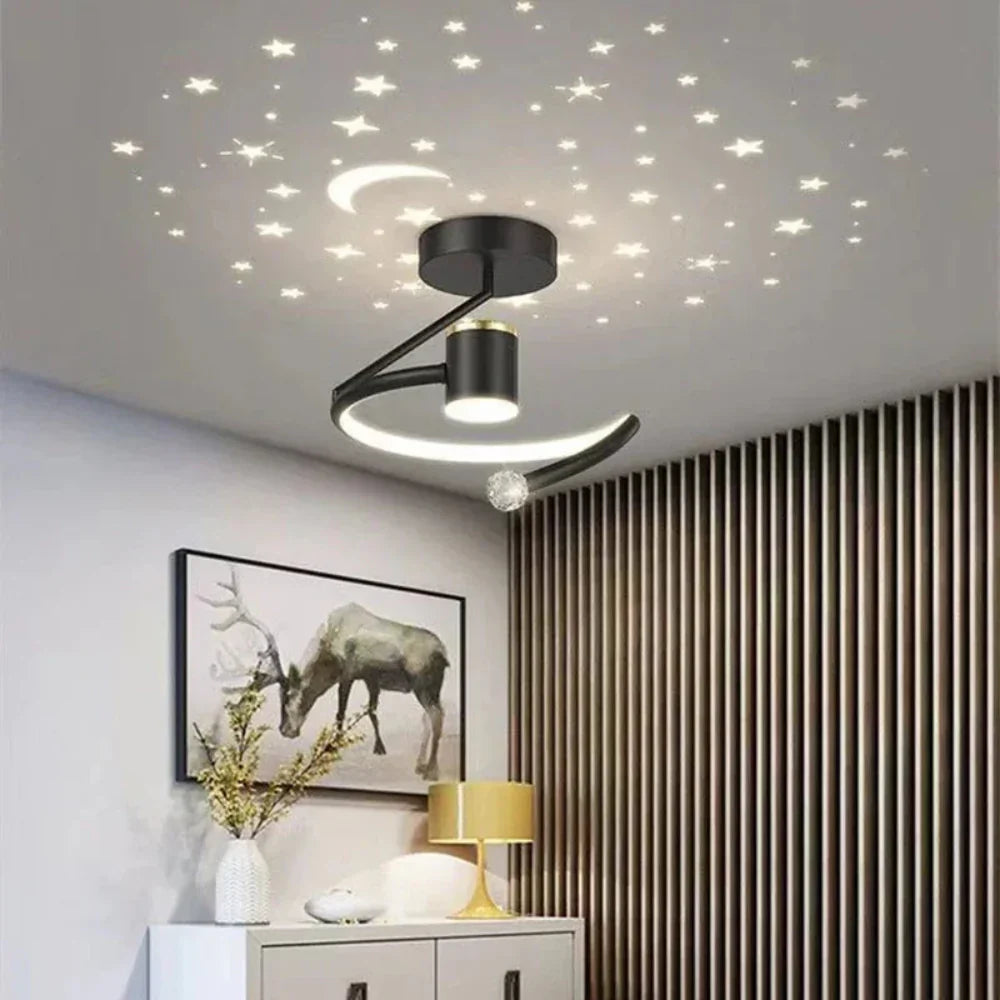 SternAura LED Deckenlampe mit Sternenhimmel-Effekt