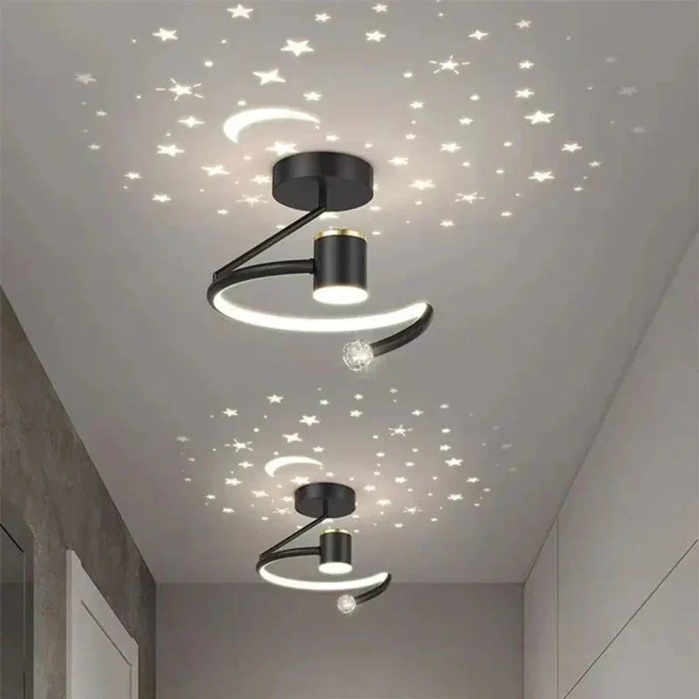SternAura LED Deckenlampe mit Sternenhimmel-Effekt