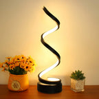 SpiralGlow LED bordlampe med sensor, dæmpbar og 3 lysfarver