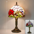 Luminara Tiffany Tischlampe mit Farbglasdesign