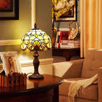Luminara Tiffany Tischlampe mit Farbglasdesign