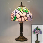 Luminara Tiffany Tischlampe mit Farbglasdesign