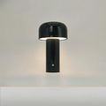 Trådløs bordlampe LED moderne design stof varmt lys