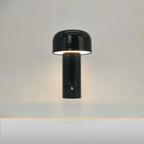 Trådløs bordlampe LED moderne design stof varmt lys