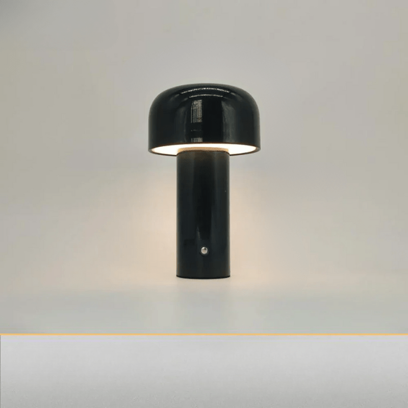 Trådløs bordlampe LED moderne design stof varmt lys