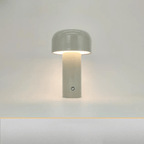 Trådløs bordlampe LED moderne design stof varmt lys