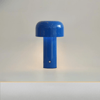 Trådløs bordlampe LED moderne design stof varmt lys
