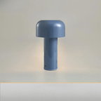 Trådløs bordlampe LED moderne design stof varmt lys