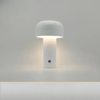 Trådløs bordlampe LED moderne design stof varmt lys