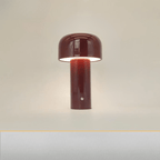 Trådløs bordlampe LED moderne design stof varmt lys
