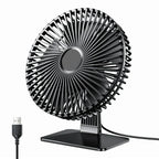 BreezeOrbit USB bordventilator med oscillation & 4 hastigheder