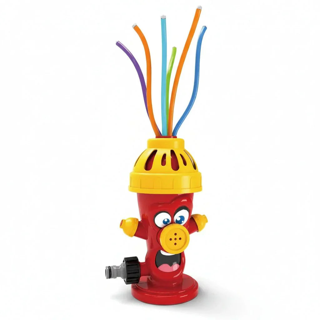 Hydrofun Wassersprinkler in Hydrantenform für Garten und Sommerspiele