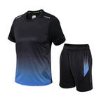 Herren Sportset mit Kurzarmshirt und Shorts