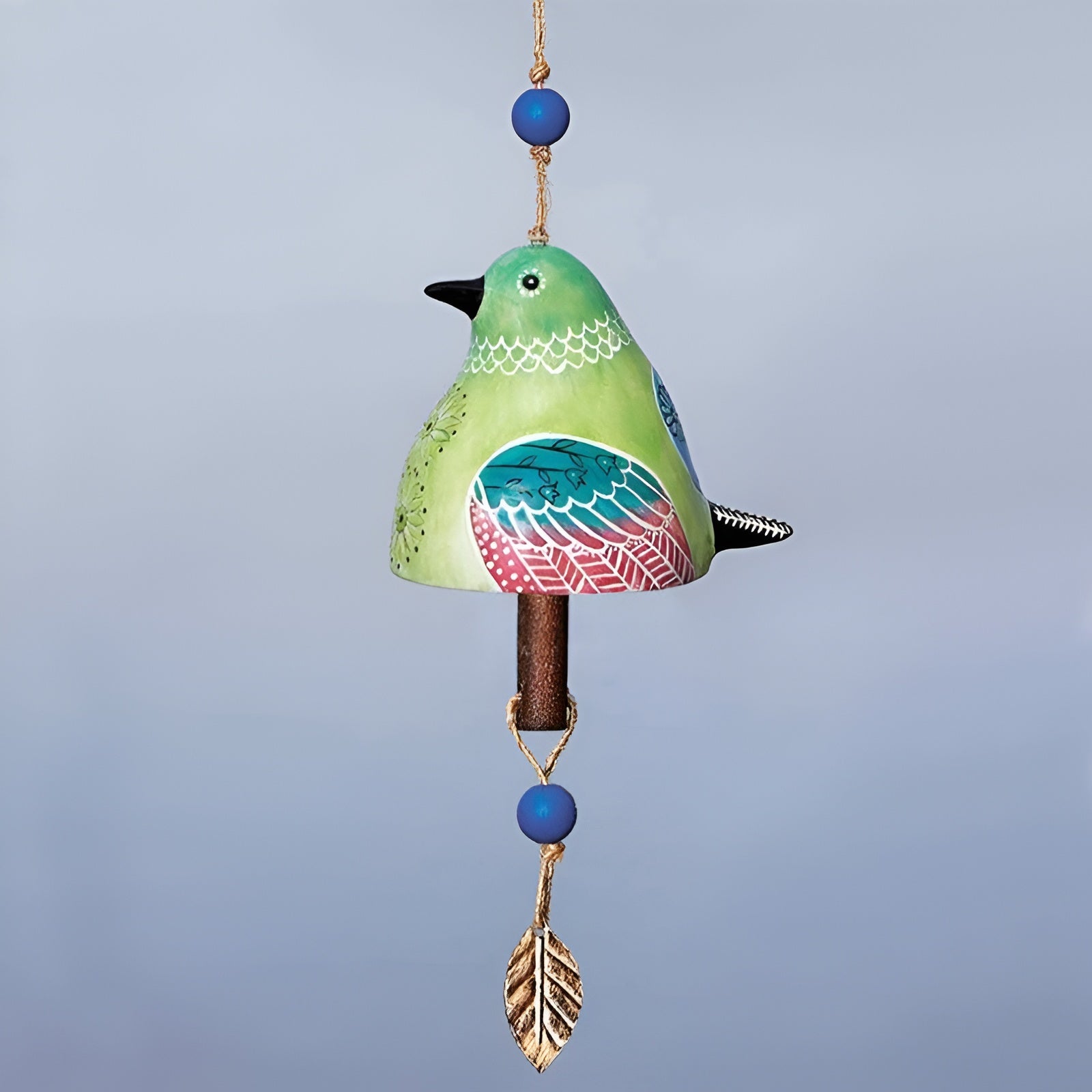VogelKlang Windspiel Dekorative Gartenklänge mit Vogelmotiv