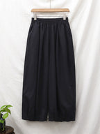Valmira Damen Leinenhose mit Elastischem Bund und Weitem Bein