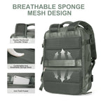 AquaTrail Wasserdichter Reiserucksack mit USB-Anschluss