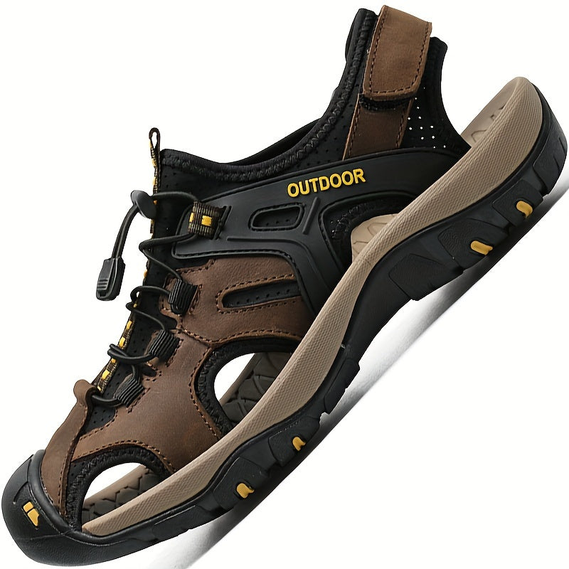 TrailGuard Herren Outdoorsandalen mit Geschlossener Zehenkappe