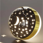 SternLumi Kinder LED Wandleuchte Sternenprojektion Warm