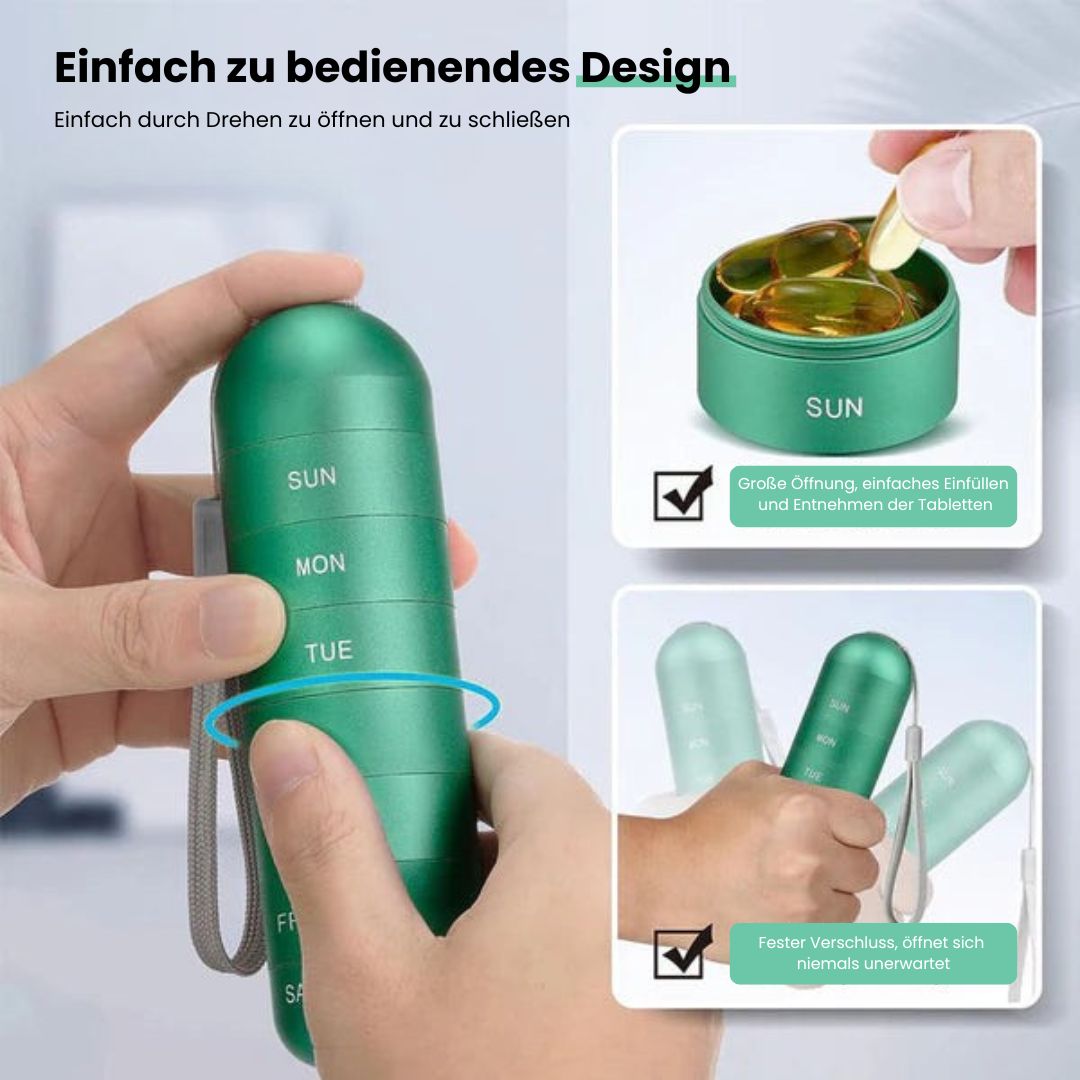 AluBox opbevaringsboks med 7 rum