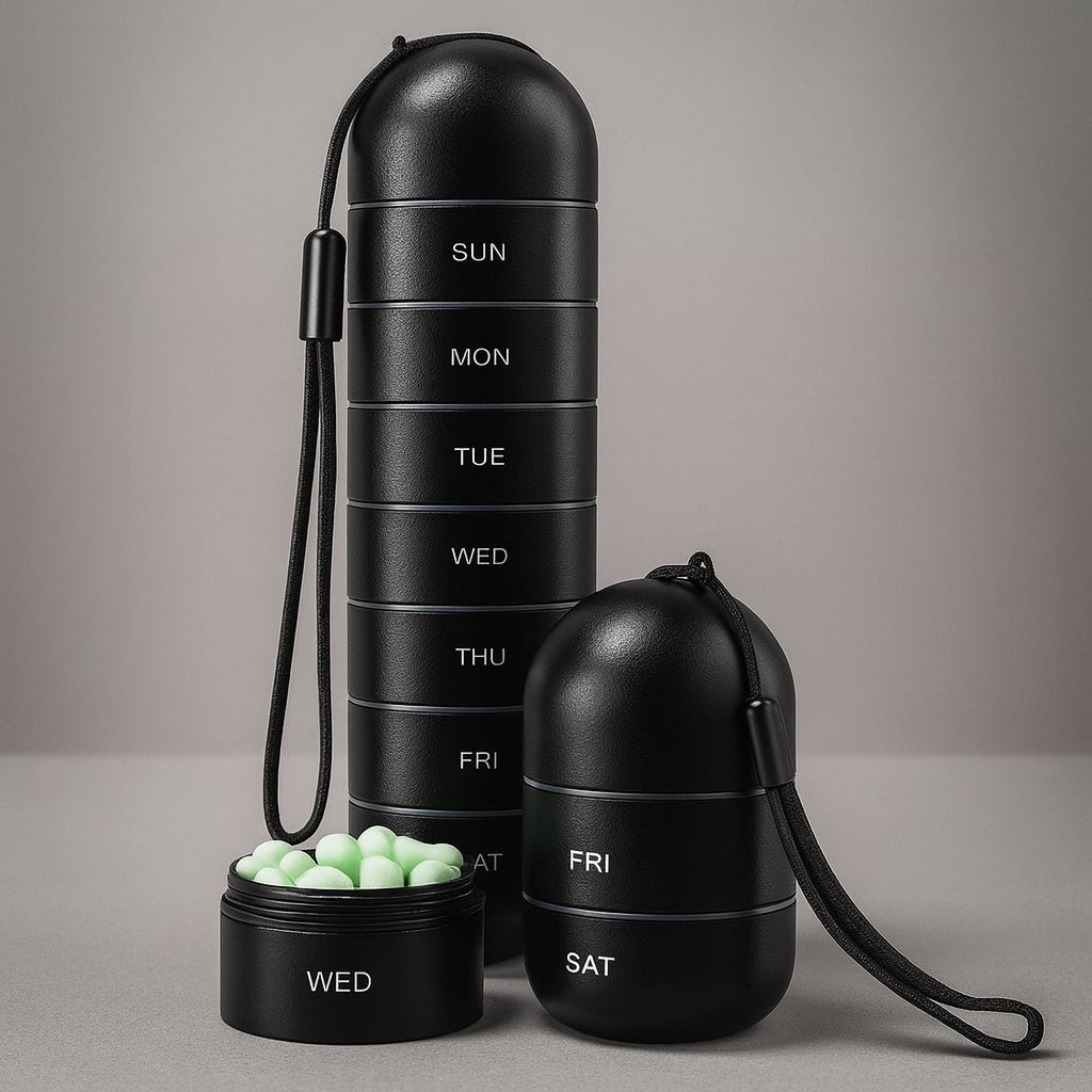 AluBox opbevaringsboks med 7 rum