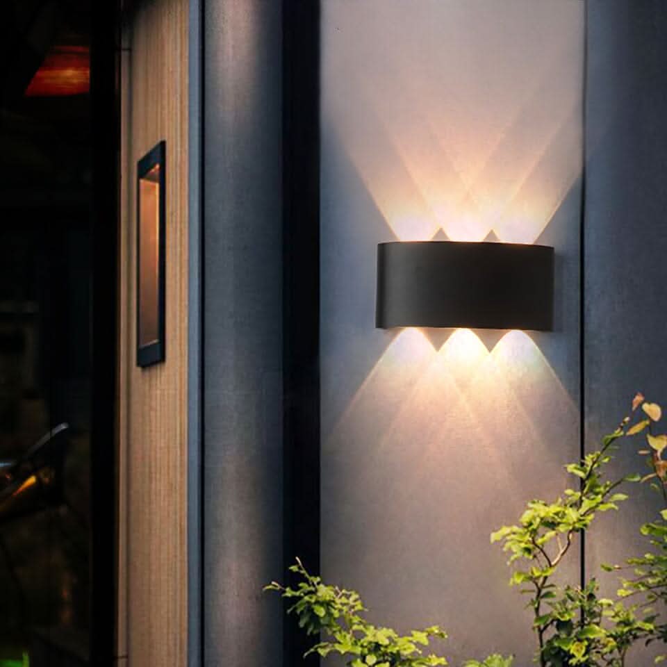 Udendørslys væglampe LED vejrbestandig moderne til have & facade