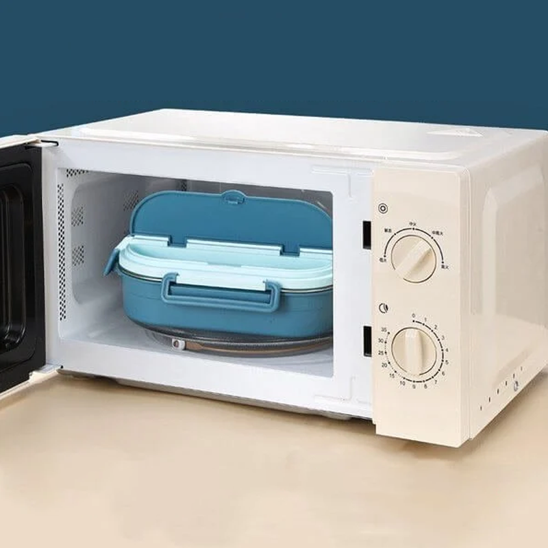 WarmPort bento lunchbox ze stali nierdzewnej z przegródkami i miską na zupę