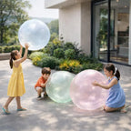 BounceFlex Spielball Aufblasbarer Freizeitball für Garten und Strand