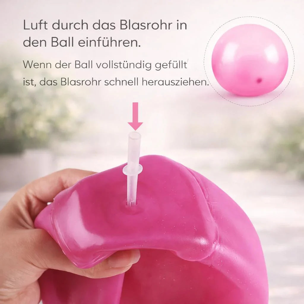 BlubberBall oppustelig bold til leg i haven, på stranden og udendørs sjov