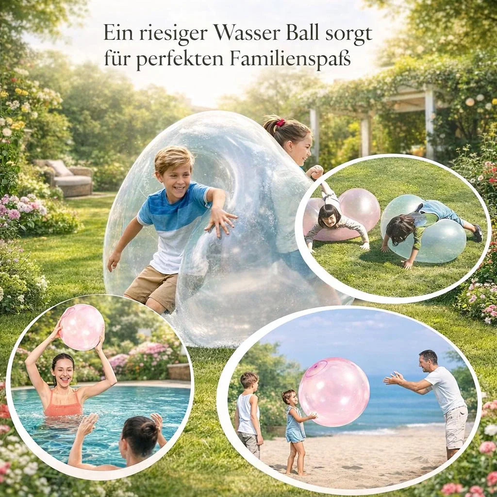 BlubberBall oppustelig bold til leg i haven, på stranden og udendørs sjov
