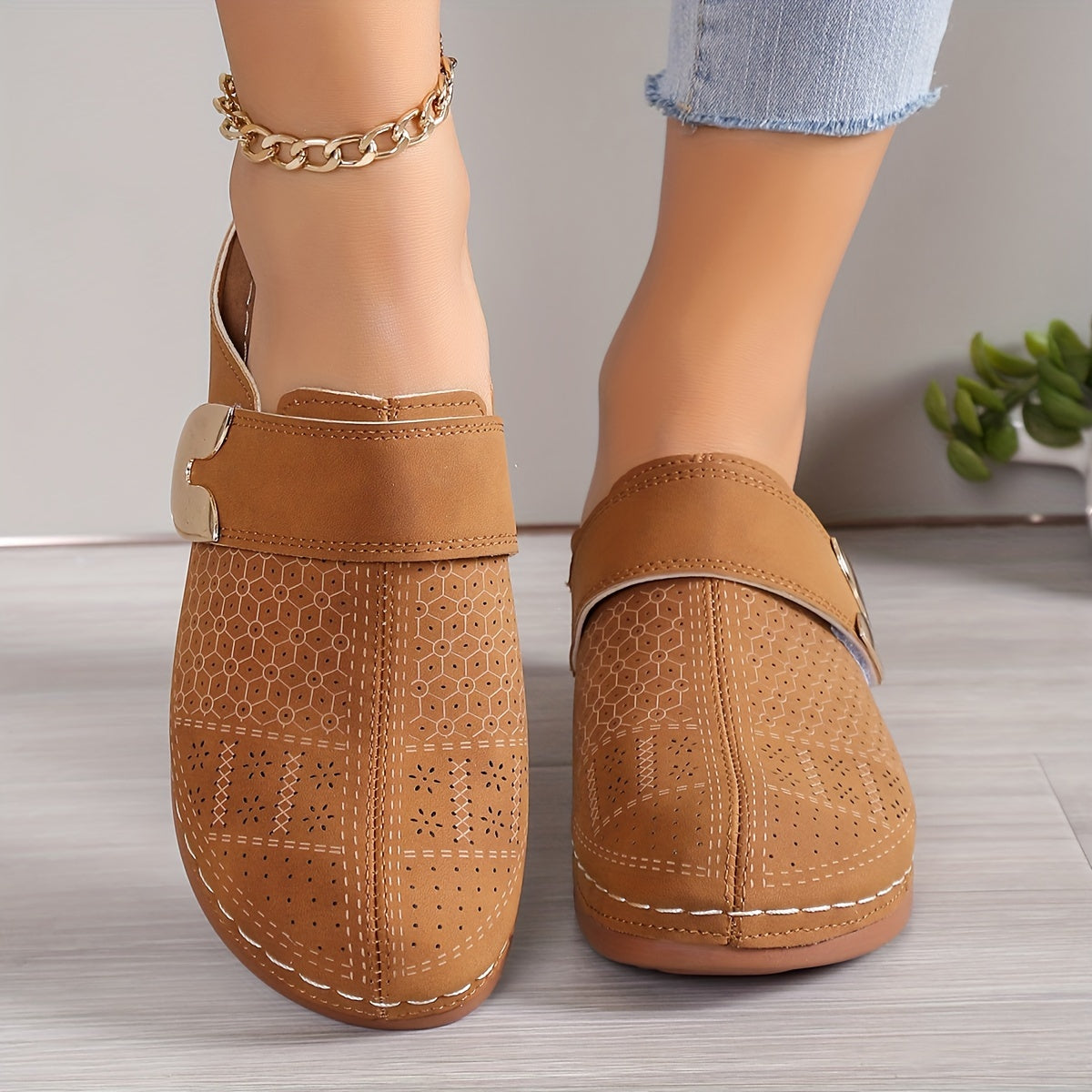 Komfortiva RundFit Damen Slip-On Freizeitschuhe mit Komfortfußbett