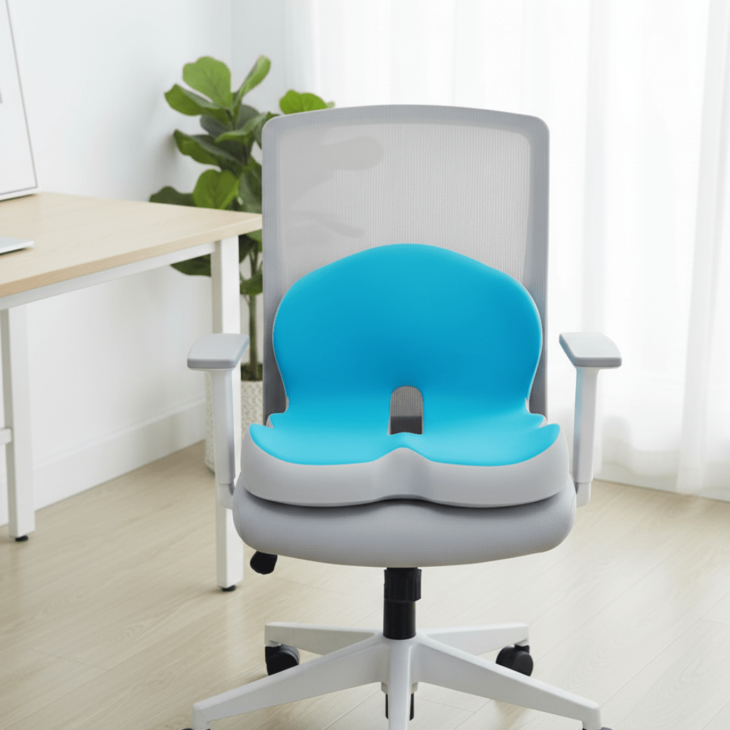 Comfortis memory foam siddepude til ergonomisk siddekomfort