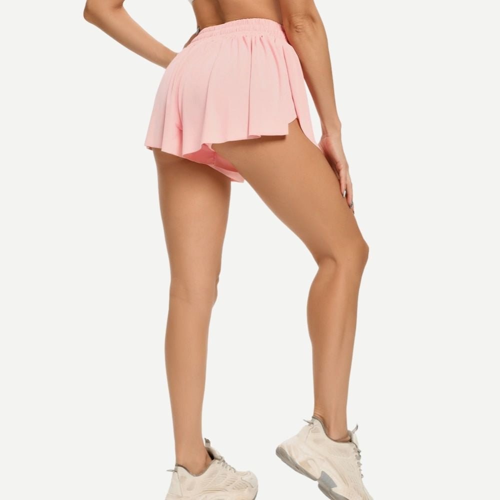 FlexMotion damesportnederdel med integrerede shorts og snøre
