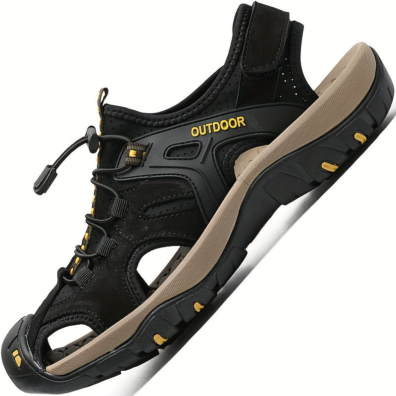 TrailGuard Herren Outdoorsandalen mit Geschlossener Zehenkappe