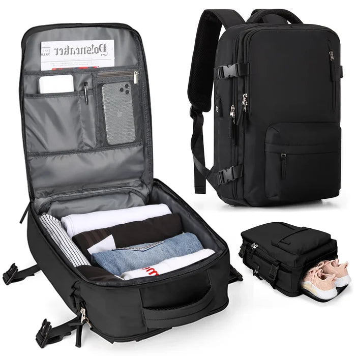 AquaTrail Wasserdichter Reiserucksack mit USB-Anschluss