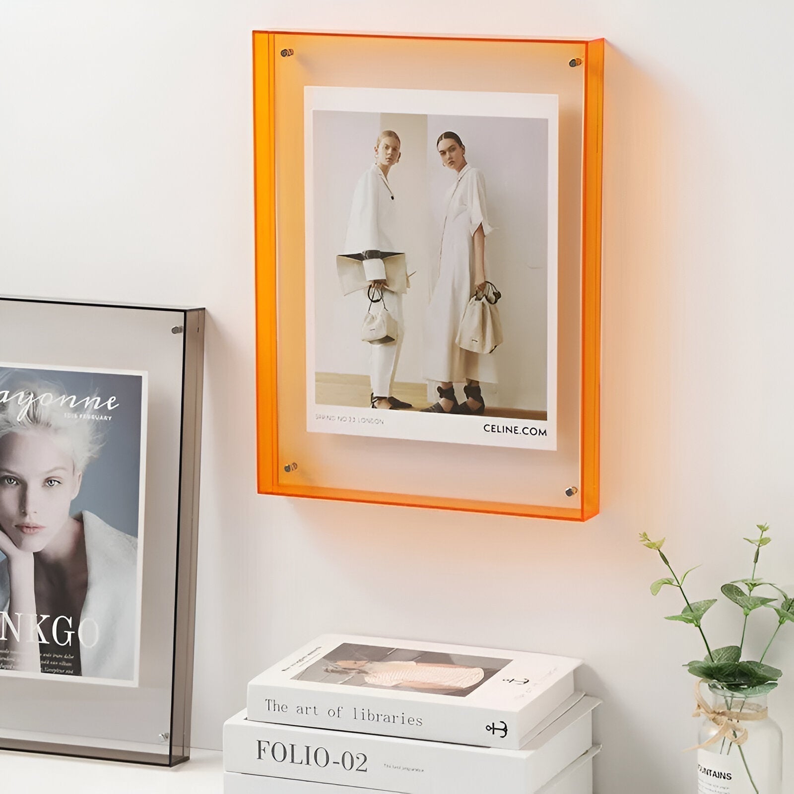 ClearFrame Acryl Bilderrahmen mit Transparentem Modernem Design