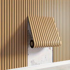 Selbstklebende Wandpaneele mit Holzoptik