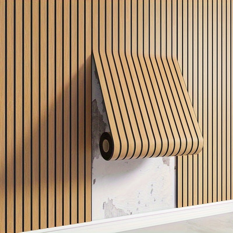 Selbstklebende Wandpaneele mit Holzoptik