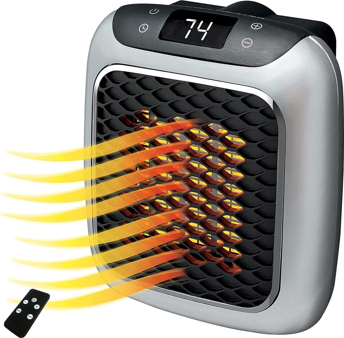 Kompakt varmeblæser 800W med filter