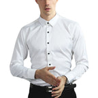 Flexaro Koszula Męska – Elegancka koszula z guzikami i kołnierzykiem
