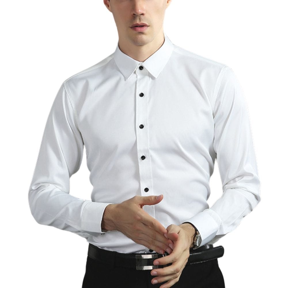 Flexaro Koszula Męska – Elegancka koszula z guzikami i kołnierzykiem