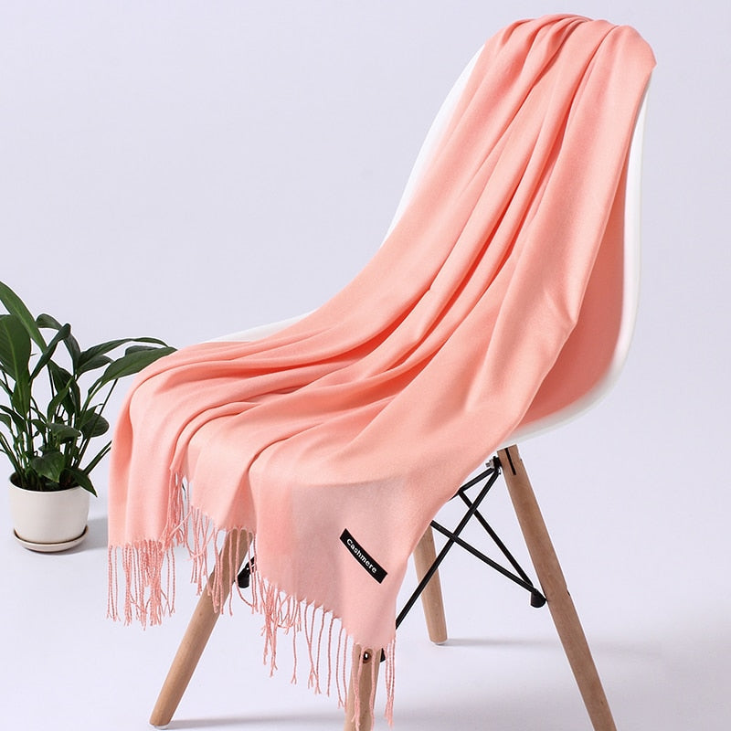 WinterWeich Damen Schal Elegant Warm Polyester