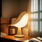 NestGlow Vogel Nachtlampe mit Touchsteuerung und USB-Aufladung