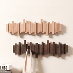 KlappHolz væg-garderobe med kroge moderne pladsbesparende