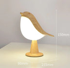 NestGlow Vogel Nachtlampe mit Touchsteuerung und USB-Aufladung