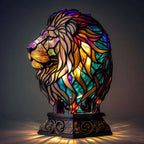 LichtTier Tiffany bordlampe med dyremotiv