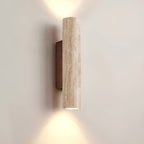 Lampa ścienna z kamienia z oświetleniem LED