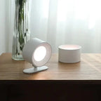 LED væglampe trådløs med drejelig lampehoved og USB-opladning