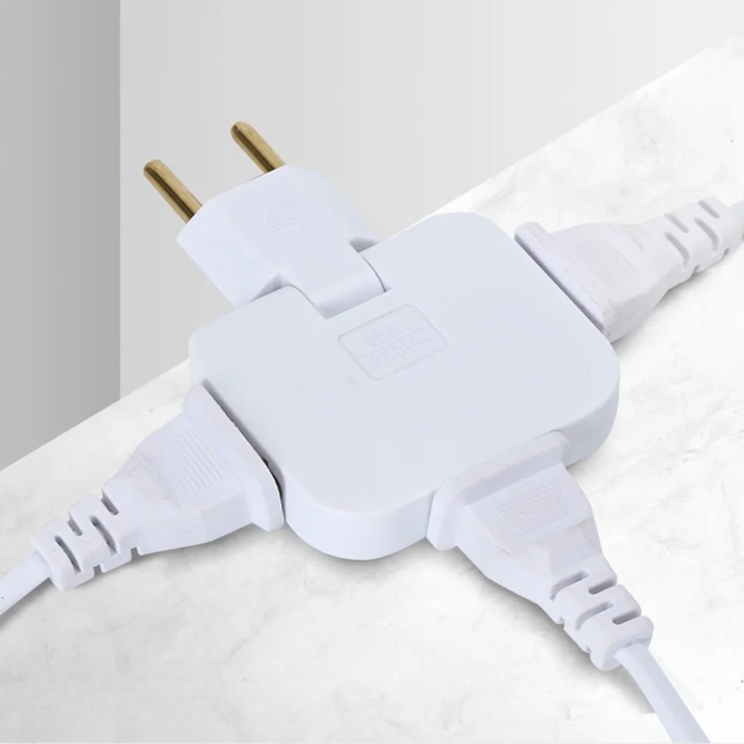 FlexTurn obrotowy potrójny adapter do gniazdek